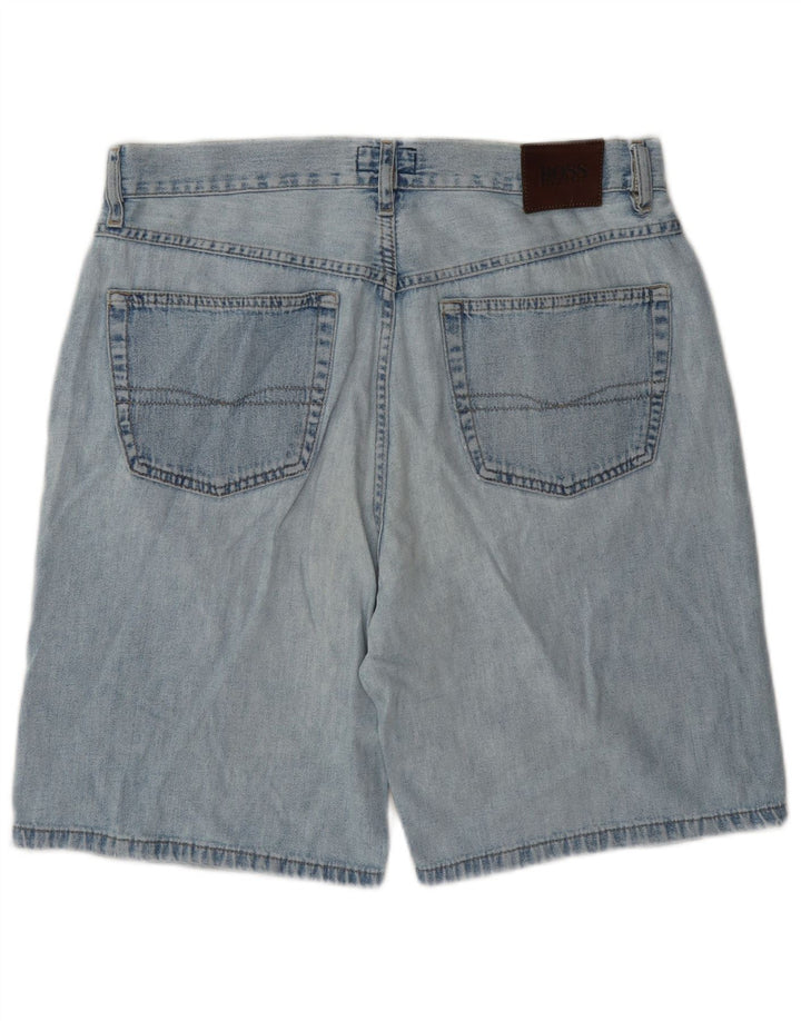 Shorts jeans masculino Hugo Boss W35 grande azul