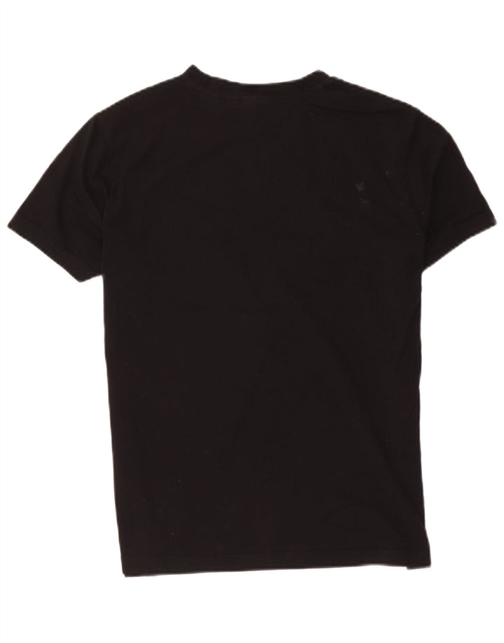 Camiseta masculina gráfica Champion pequena preta