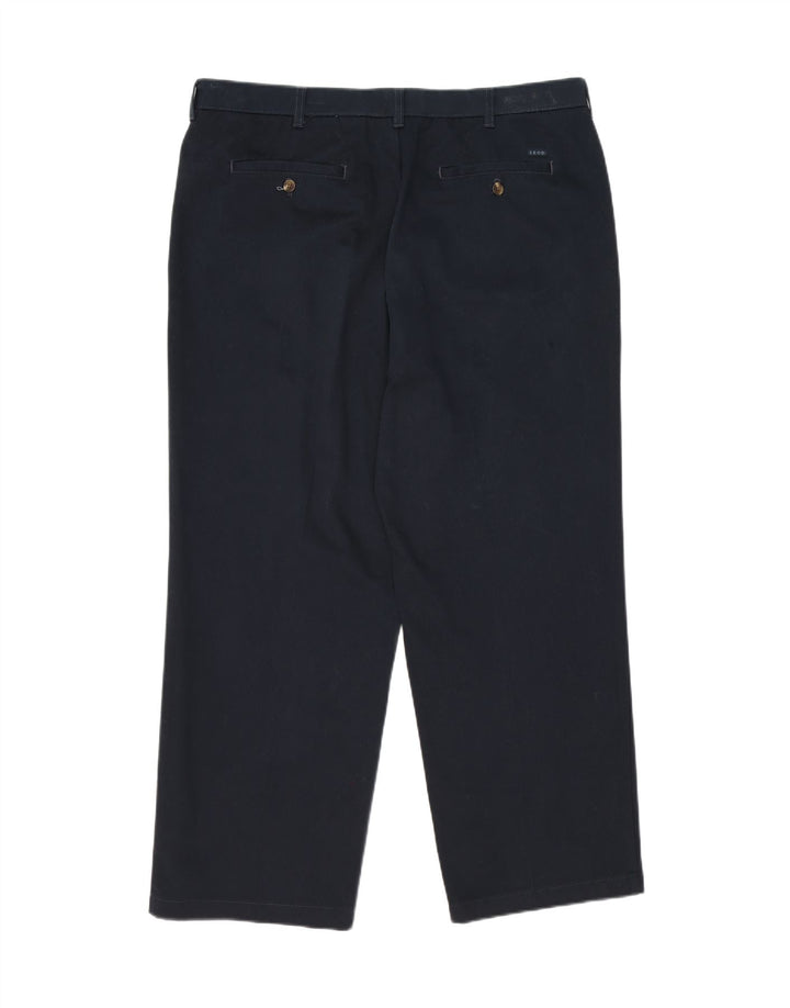 IZOD Mens Straight Chino Trousers W38 L29 Navy Blue Cotton Vintage Izod and Second-Hand Izod from Messina Hembry 