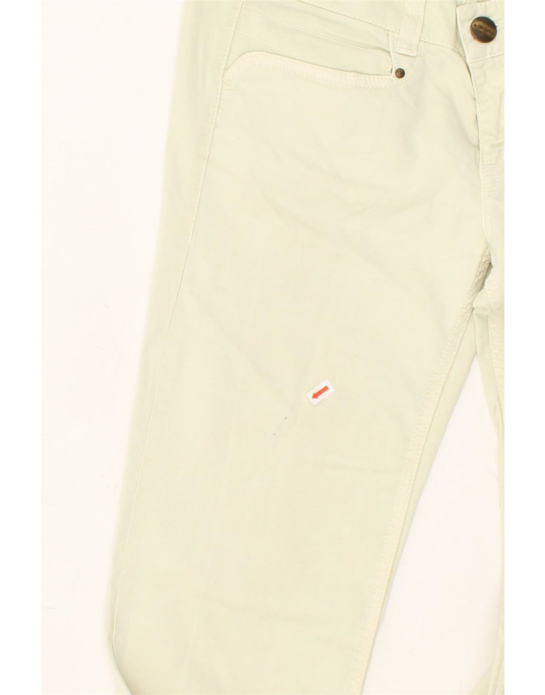 GAS Womens Slim Casual Trousers W26 L33  Green Cotton Vintage Gas and Second-Hand Gas from Messina Hembry 