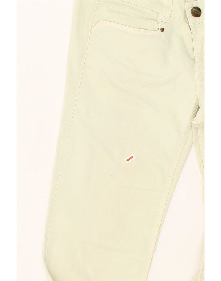 GAS Womens Slim Casual Trousers W26 L33  Green Cotton Vintage Gas and Second-Hand Gas from Messina Hembry 
