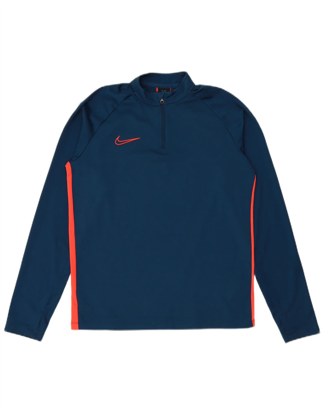 NIKE Boys Pullover Treino Top 15-16 Anos XL Azul Marinho Poliéster
