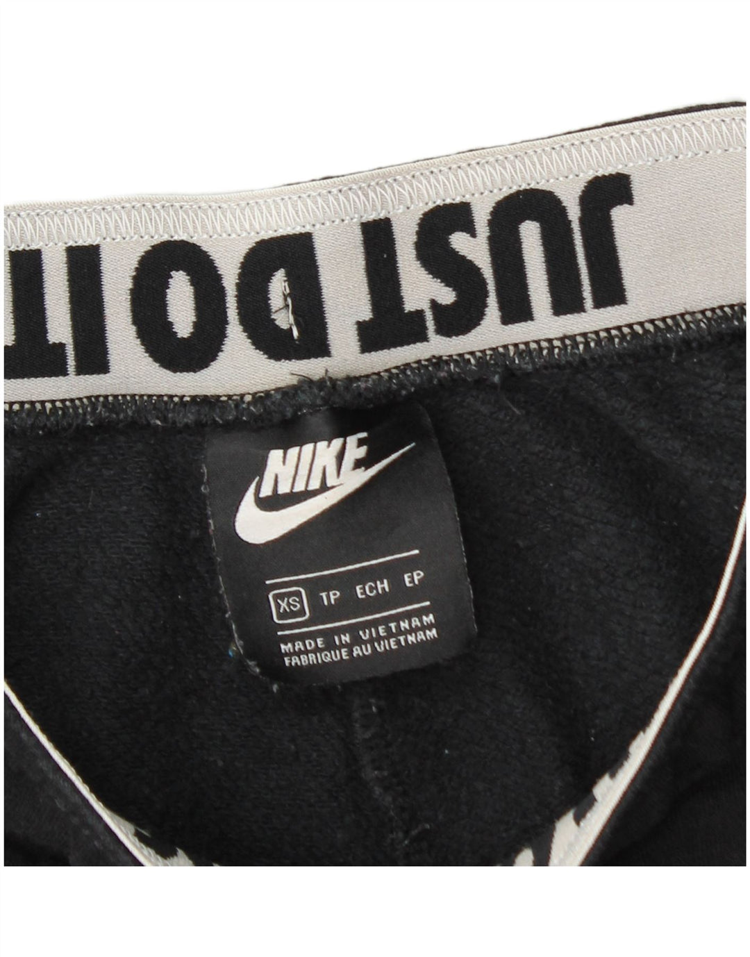 Calça esportiva feminina Nike Graphic Joggers UK 4 XS algodão preto