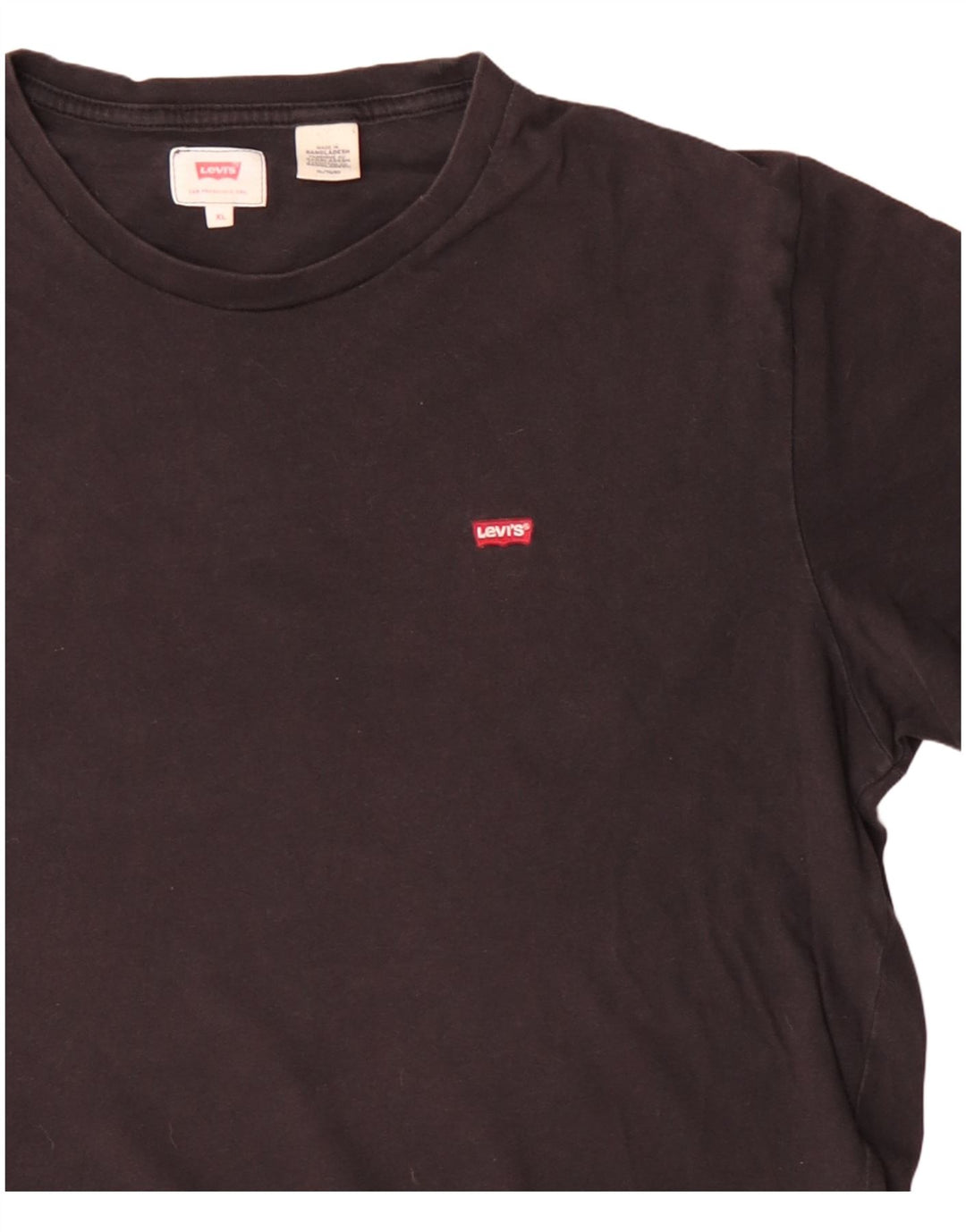 Camiseta masculina Levi's Top XL algodão preto