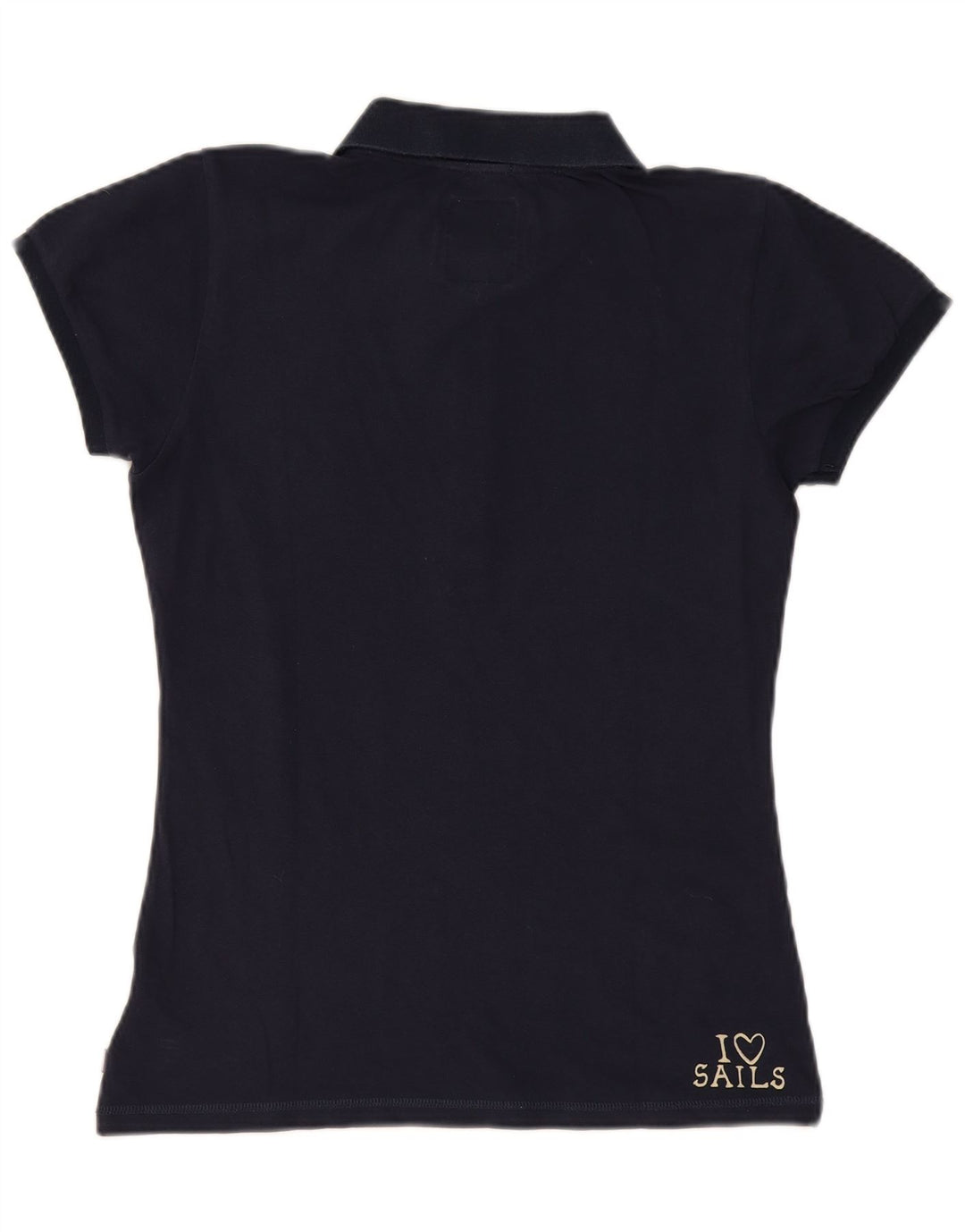 Camisa pólo gráfica feminina North Sails Reino Unido 14 grande azul marinho
