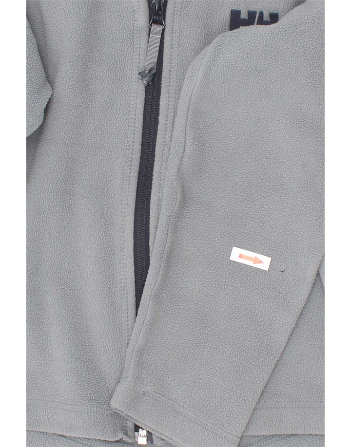 Casaco Helly Hansen Boys Fleece 6-7 Anos Cinzento Poliéster