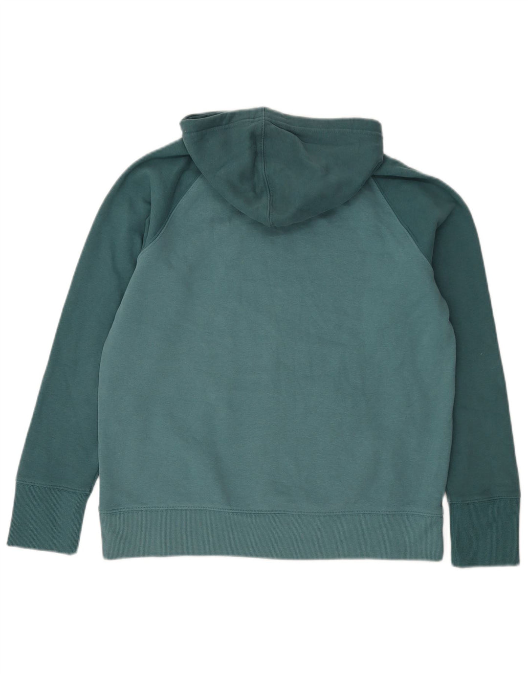 Jumper com capuz gráfico masculino Champion médio azul colorblock algodão