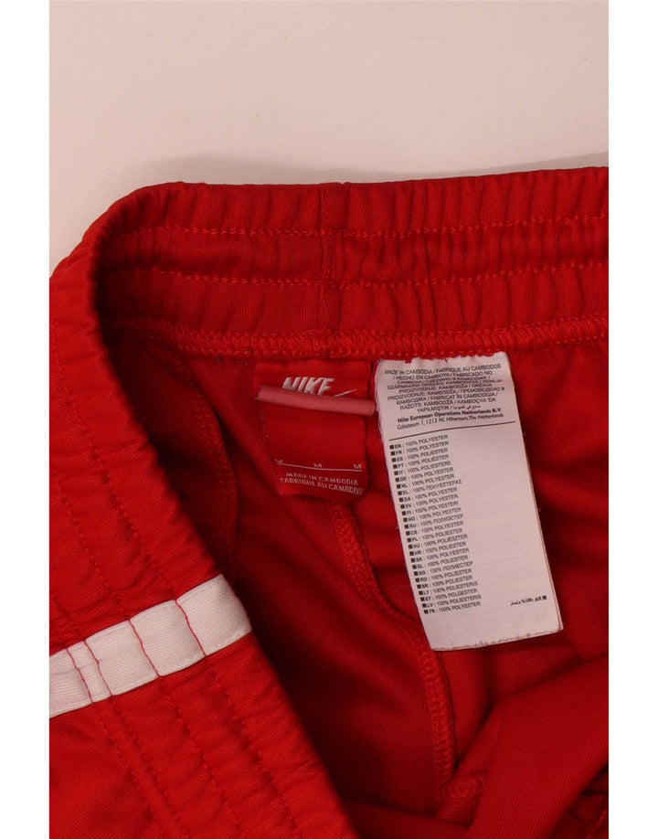Shorts esportivos masculinos Nike médio vermelho colorblock poliéster