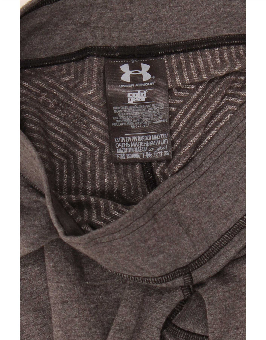 Under Armour Womens Cold Gear Leggings UK 6 XS Poliéster Cinza