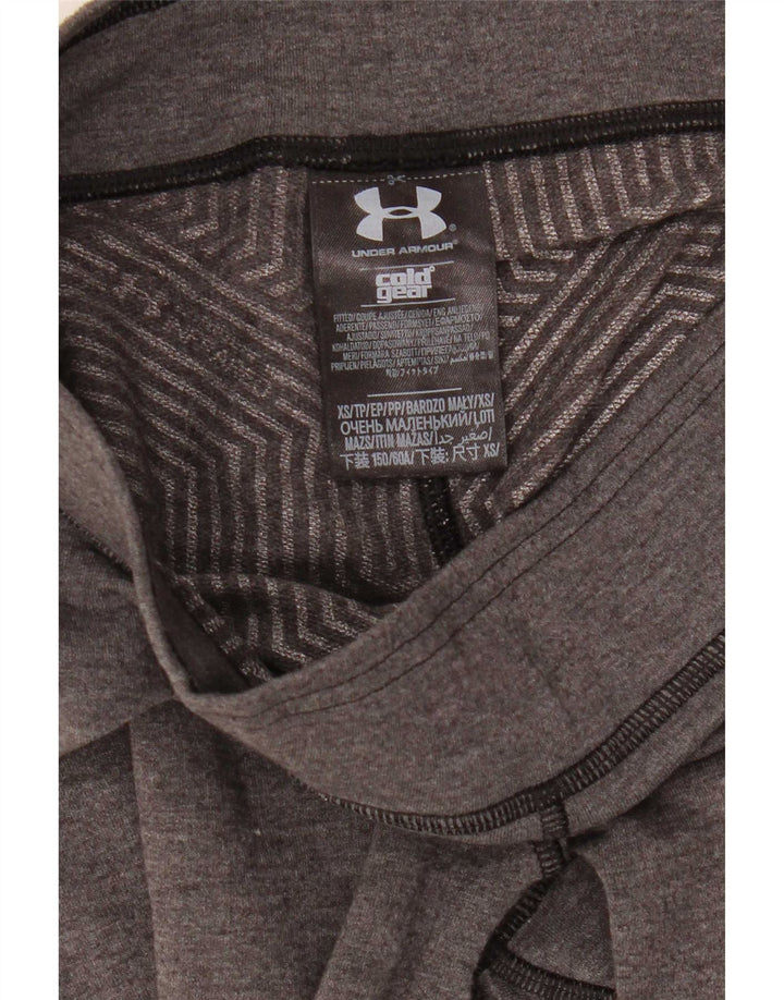 Under Armour Womens Cold Gear Leggings UK 6 XS Poliéster Cinza