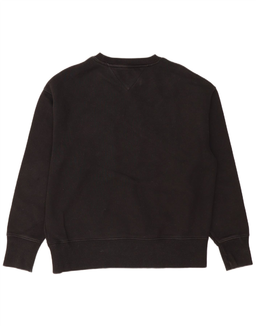 TOMMY HILFIGER moletom gráfico masculino jumper grande algodão preto