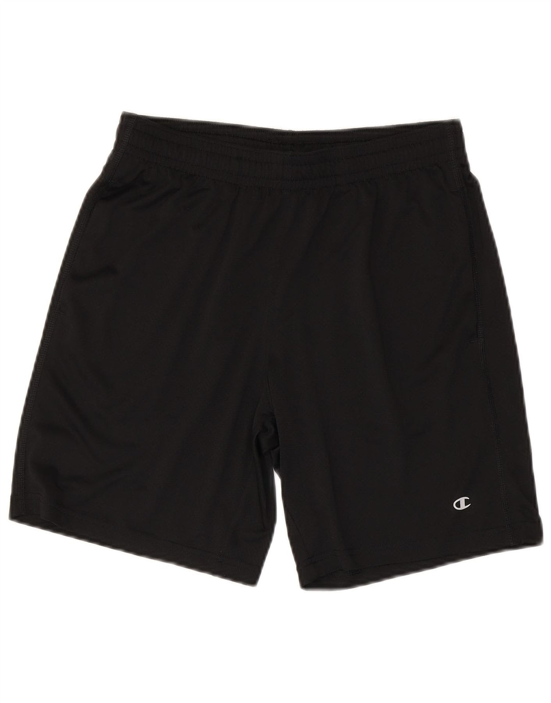 Shorts esportivos masculinos CHAMPION pequeno poliéster preto