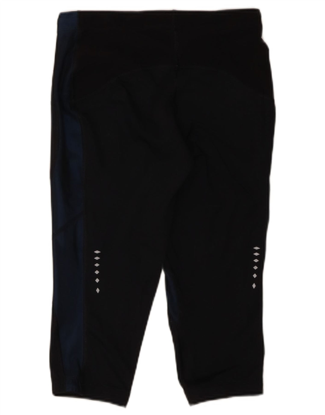 Leggings Capri Mulheres Asics UK 12 Poliéster Preto Médio