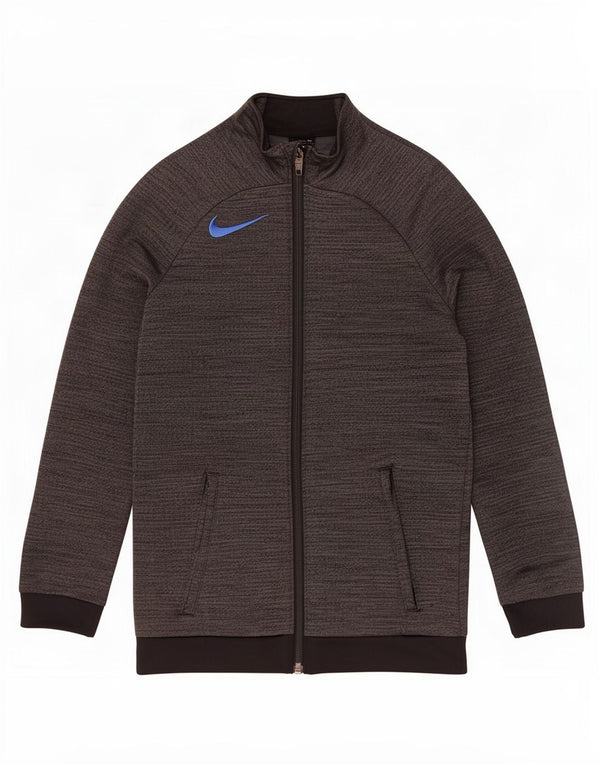 Jaqueta Nike Boys Dri Fit Tracksuit Top 8-9 Anos Pequeno Cinza Colourblock