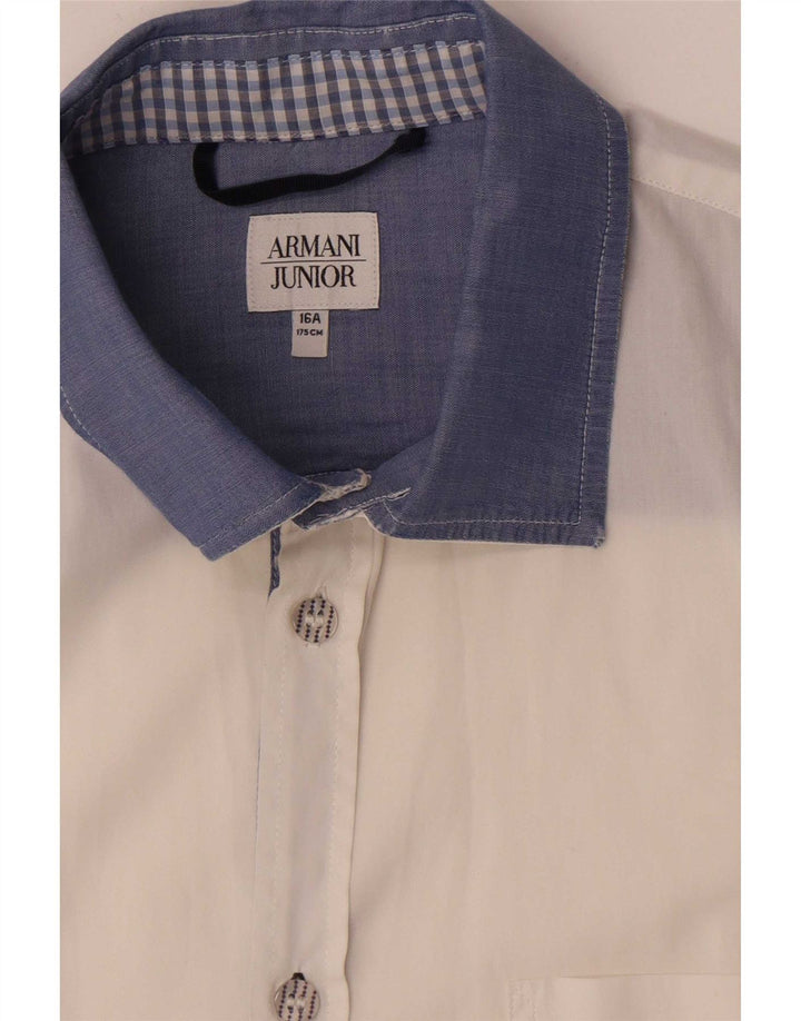 Camisa Armani Junior Menino 15-16 Anos Branco