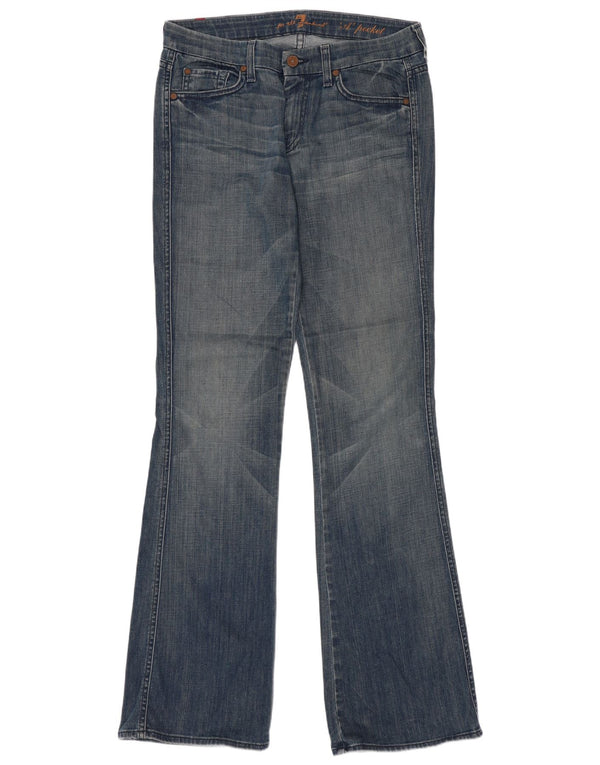 7 For All Mankind Jeans feminino largo W32 L34 algodão azul