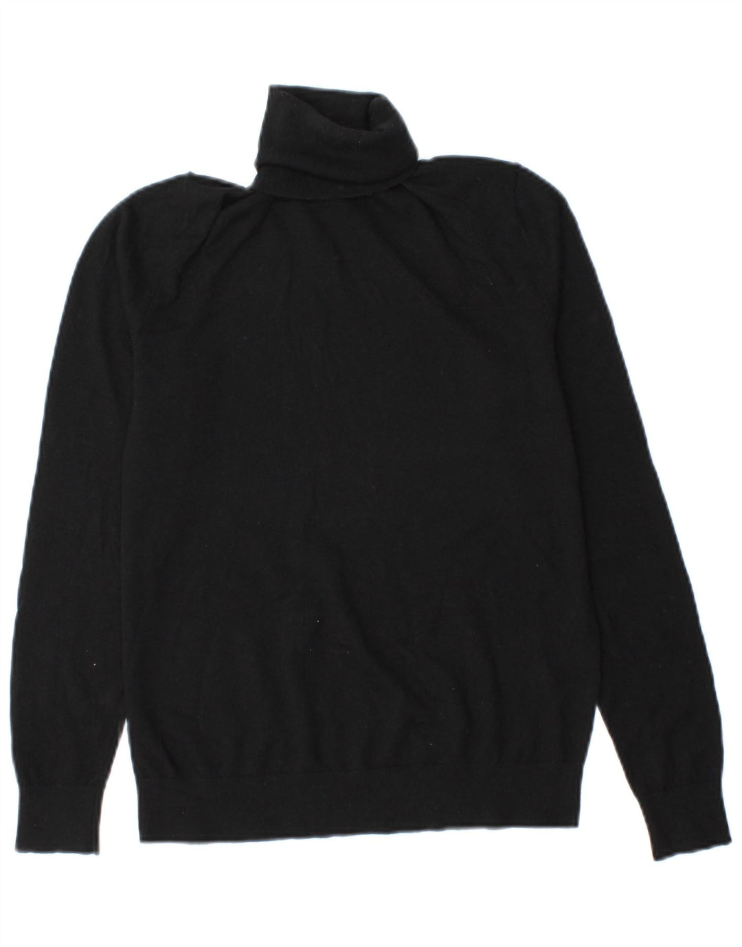 Suéter feminino Massimo Dutti com gola redonda Reino Unido 8 pequeno preto