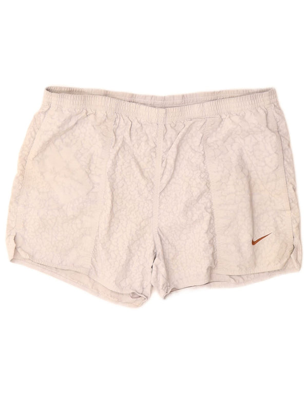 Shorts esportivos masculinos NIKE UK 42/44 grande cinza nylon