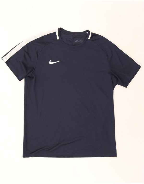Camiseta Nike Masculina Dri Fit Top XL Azul Marinho Colourblock Poliéster