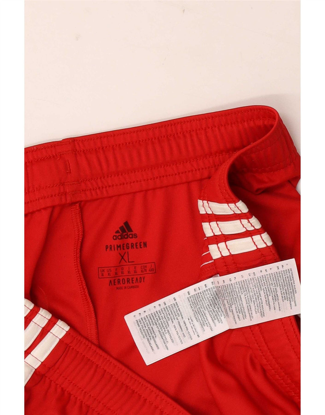 Adidas Mens Aeroready Sport Shorts XL Vermelho Poliéster