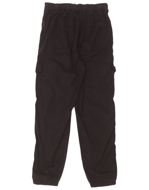 Calça jogger feminina Marks & Spencer UK 10 pequena W28 L30 preta