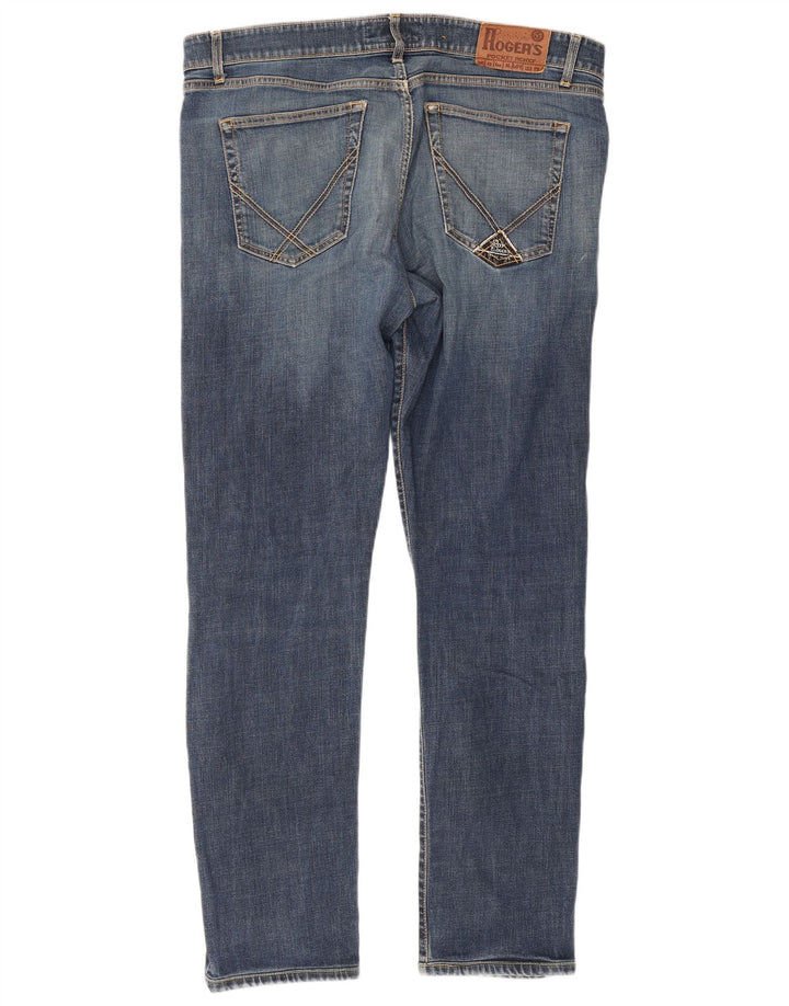 Roy Rogers Mens Jeans Slim W42 L33 Azul Algodão