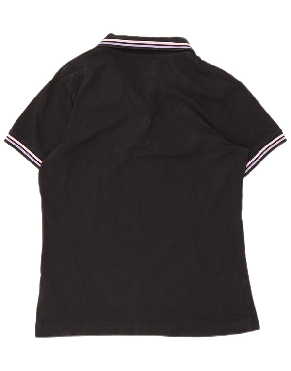 Camisa polo feminina KAPPA UK 20 2XL algodão preto