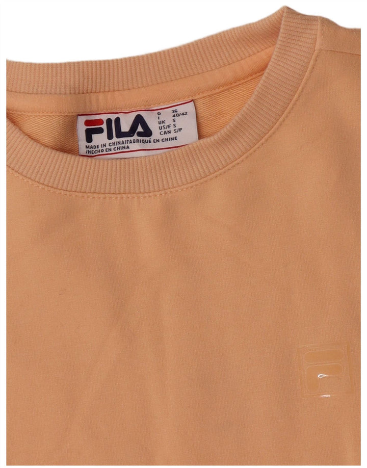 Fila moletom feminino oversized jumper UK 10 pequeno rosa