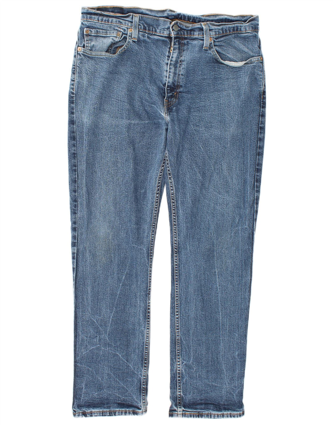 Levi's Masculino 514 Straight Jeans W36 L30 Azul Algodão