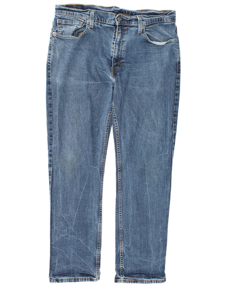 Levi's Masculino 514 Straight Jeans W36 L30 Azul Algodão