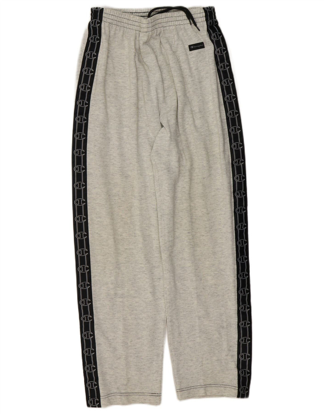 Calça de treino masculina CHAMPION grande cinza colorblock algodão