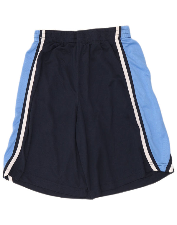 Shorts esportivos RUSSELL ATLÉTICOS para meninos 14-15 anos azul marinho bloco colorido