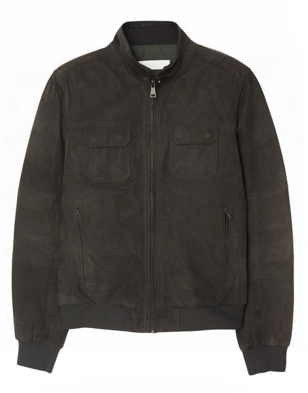 Jaqueta bomber masculina de camurça Conbipel IT 54 XL verde