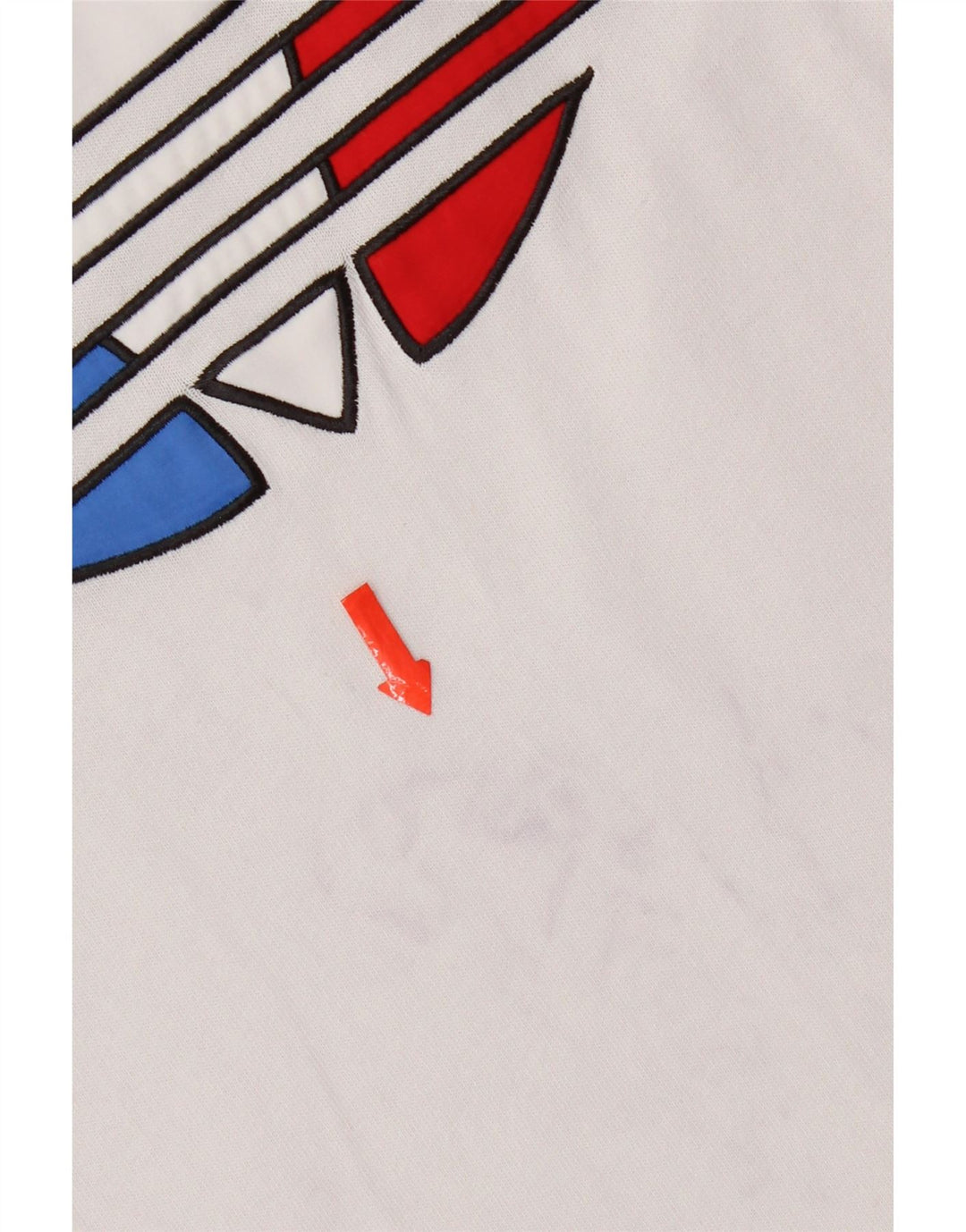 Adidas Mens Graphic T-Shirt Top Médio Algodão Branco