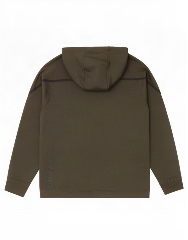 Nike Mens Dri Fit Loose Hoodie Jumper Pequeno Poliéster Cáqui