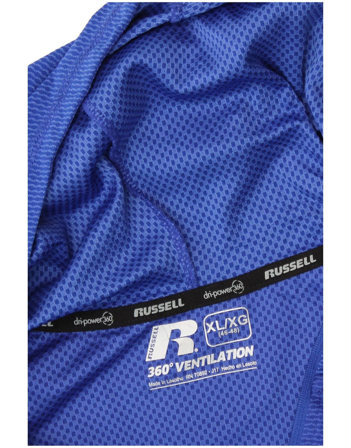 Russell Athletic masculino Dri-Power pulôver com capuz moletom XL azul marinho