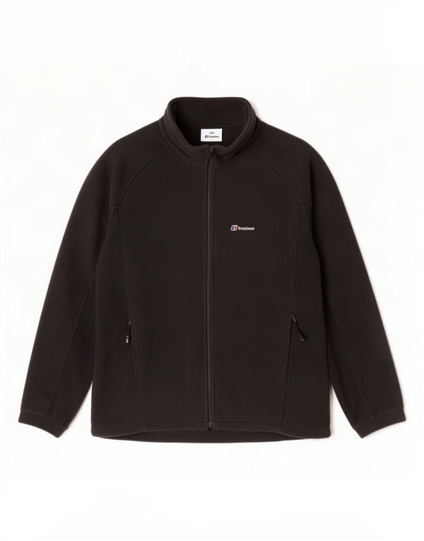 Jaqueta de lã masculina Berghaus UK 42 XL poliéster preto