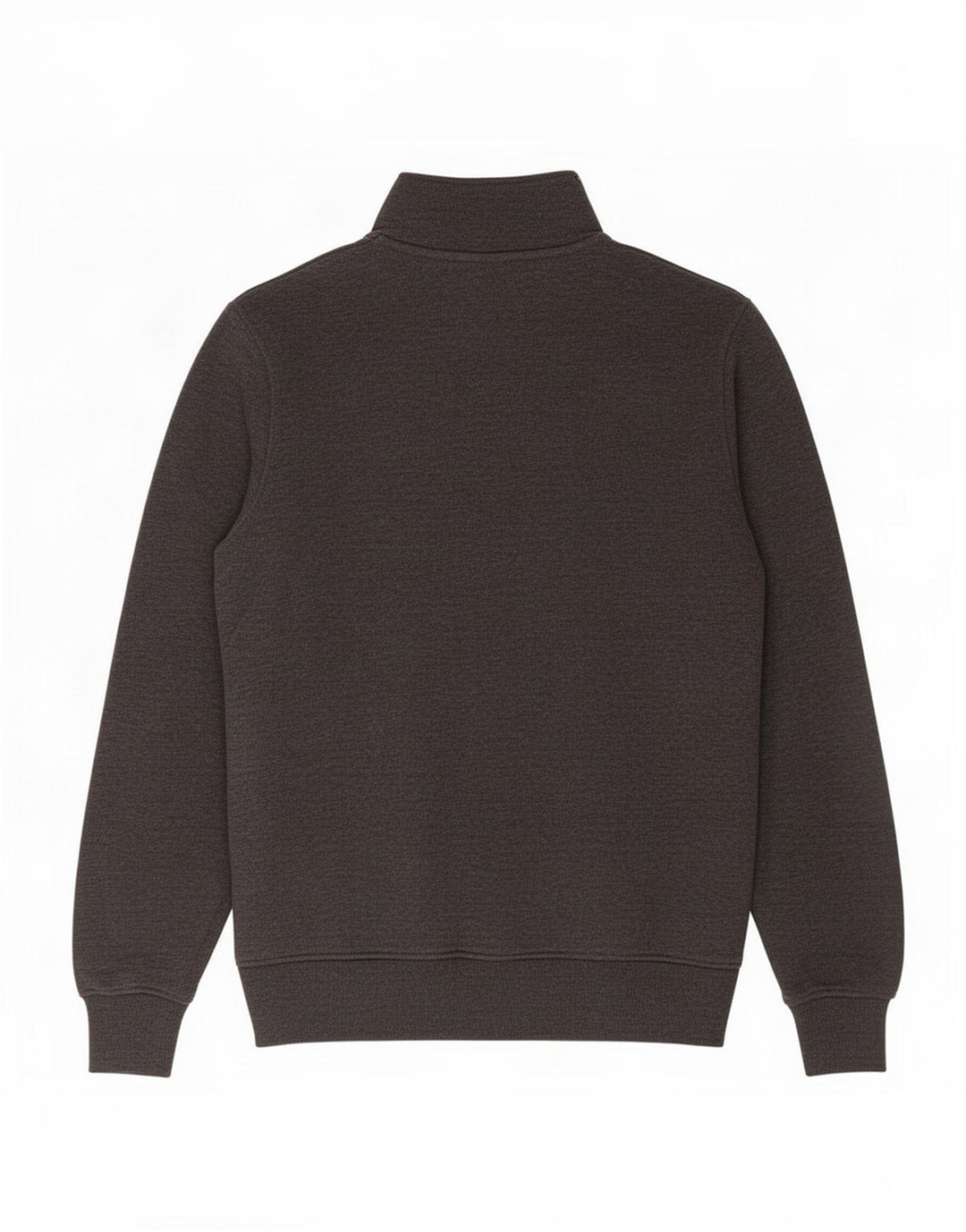 Suéter masculino Jack & Jones Core Zip com gola em bloco cinza médio