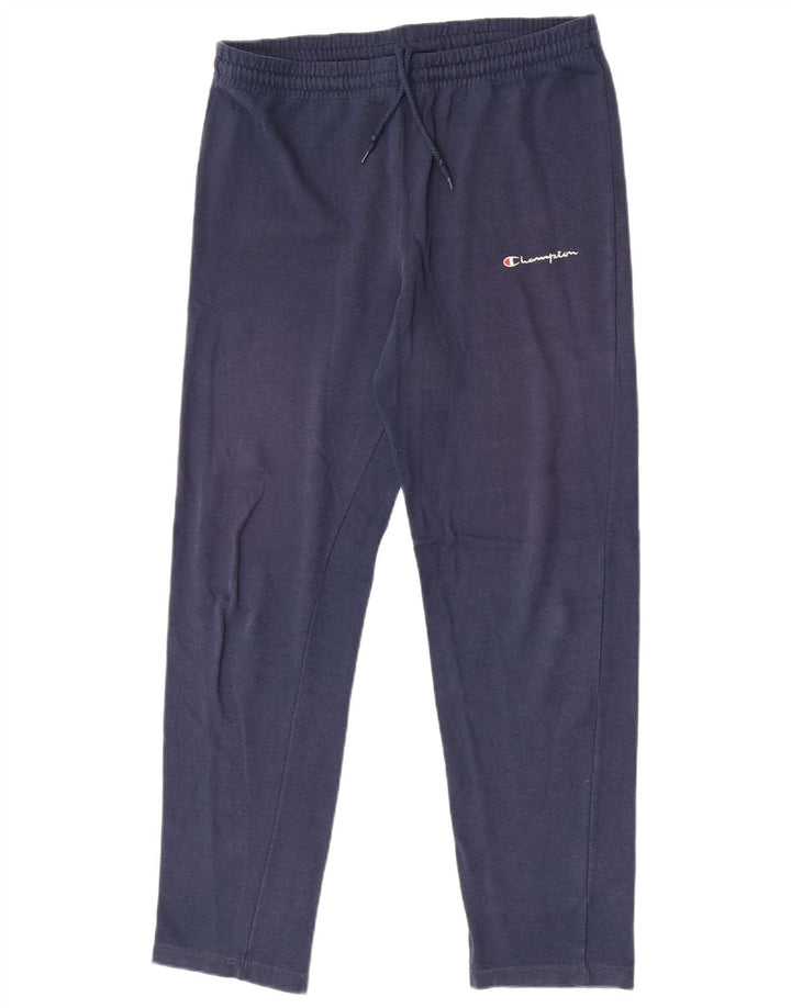 Calça de treino masculina Champion de algodão azul marinho médio