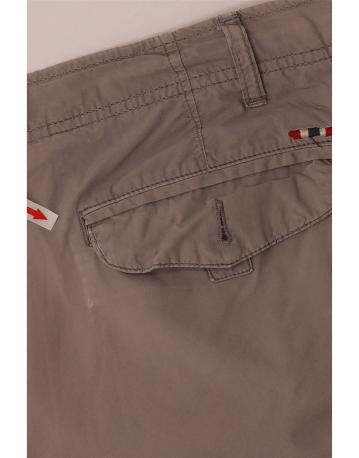 Napapijri Mens Cargo Shorts Grande W35 Cinza