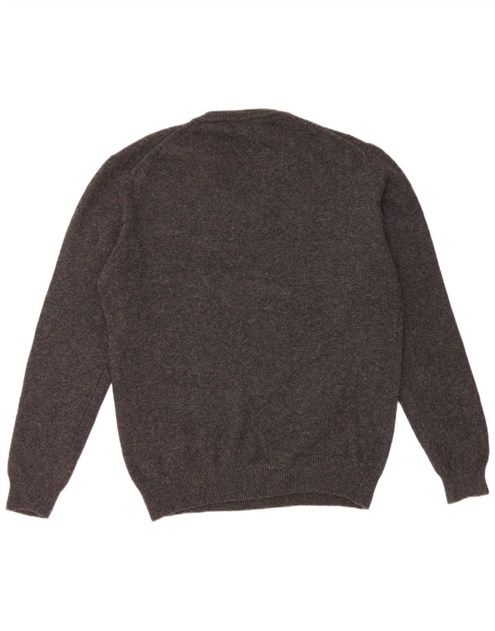 Suéter masculino Fila com decote em V XL lã preta