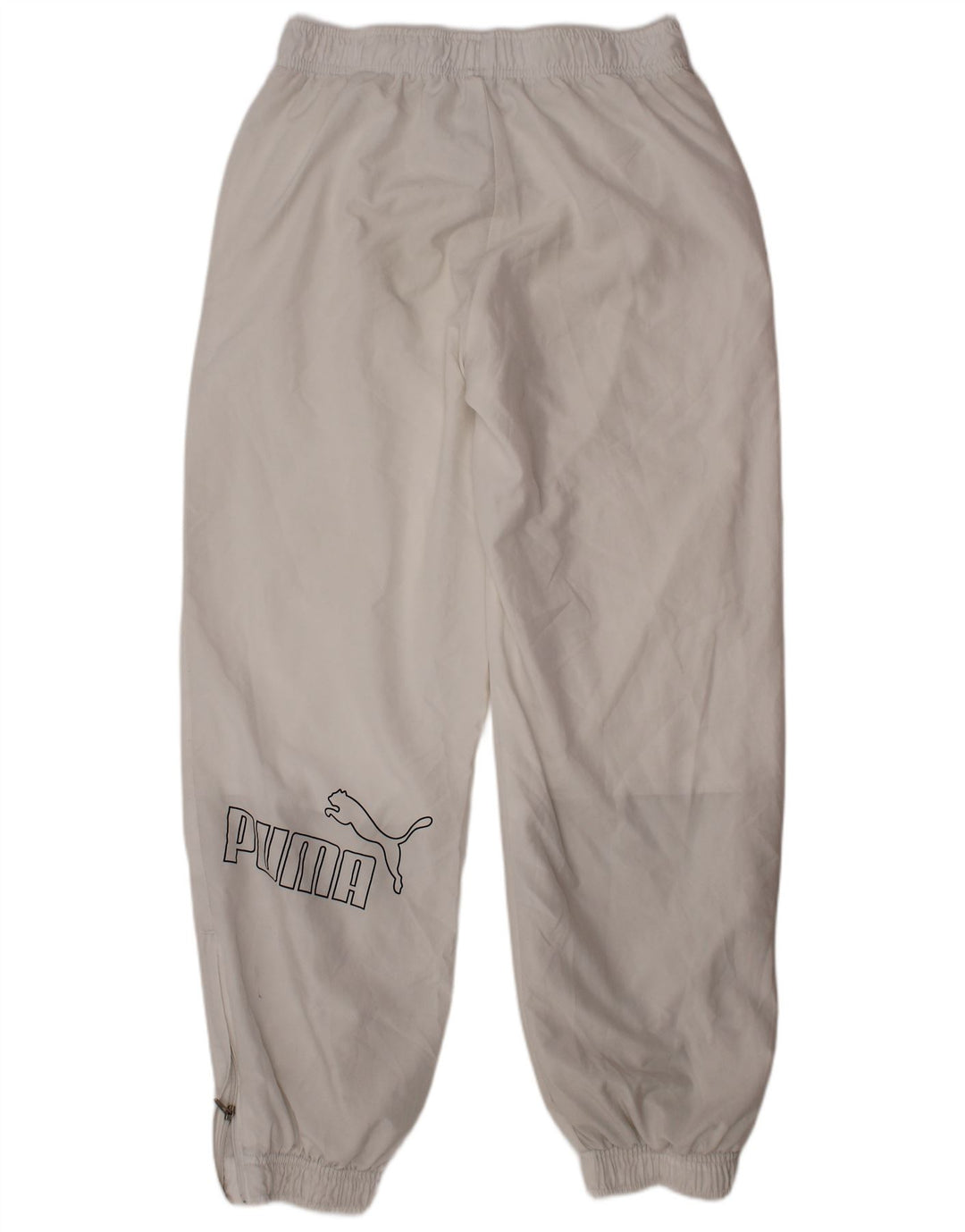 Calça de treino PUMA Boys Joggers 9-10 anos poliéster branco