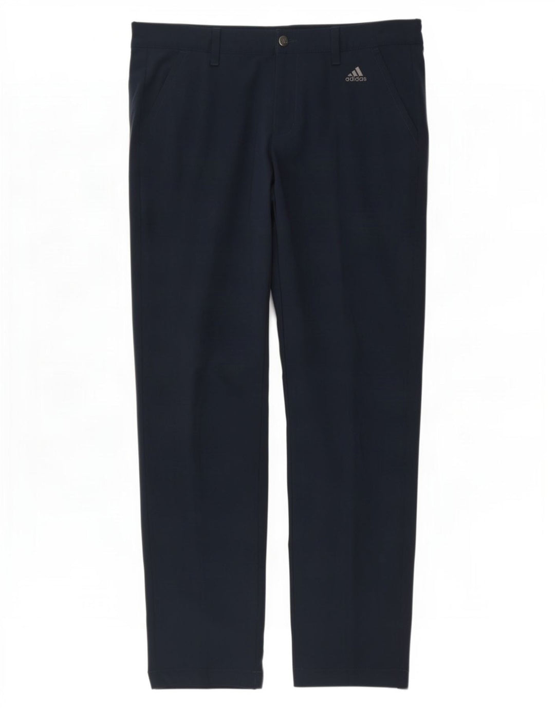 Calça Adidas Mens Slim Chino W34 L32 Azul Marinho Poliéster