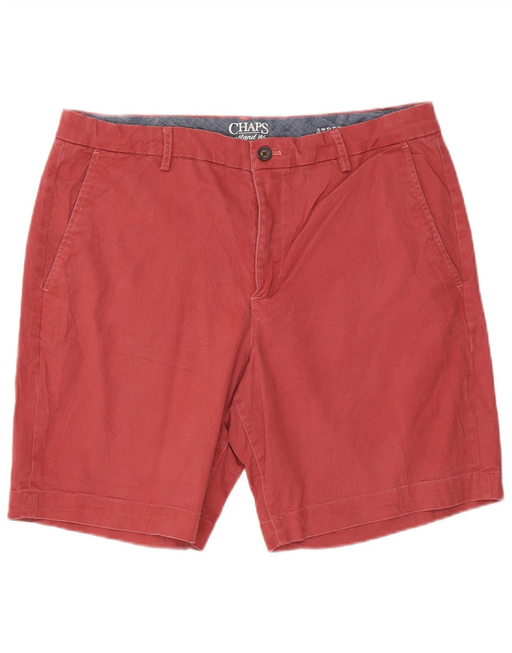 Shorts Chino Masculino Chaps W36 Grande Algodão Vermelho