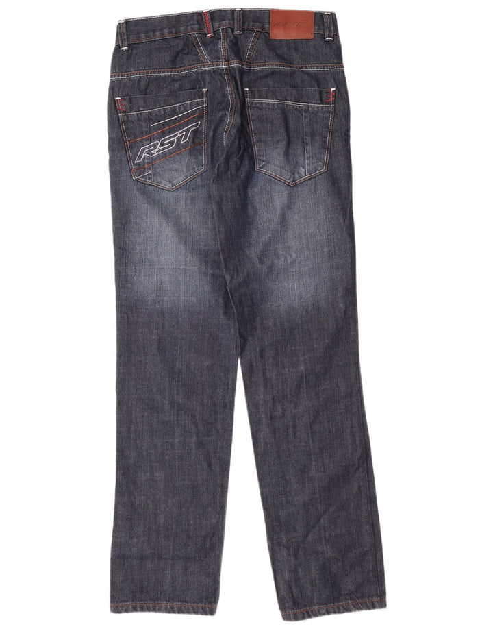 RST Jeans retos femininos regulares W32 L31 algodão azul marinho