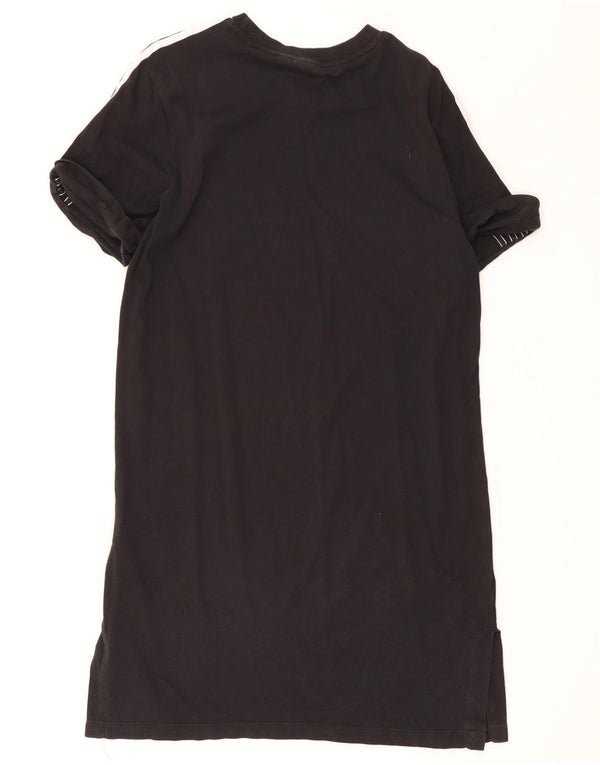 Adidas Camiseta Feminina Vestido UK 14 Médio Algodão Preto