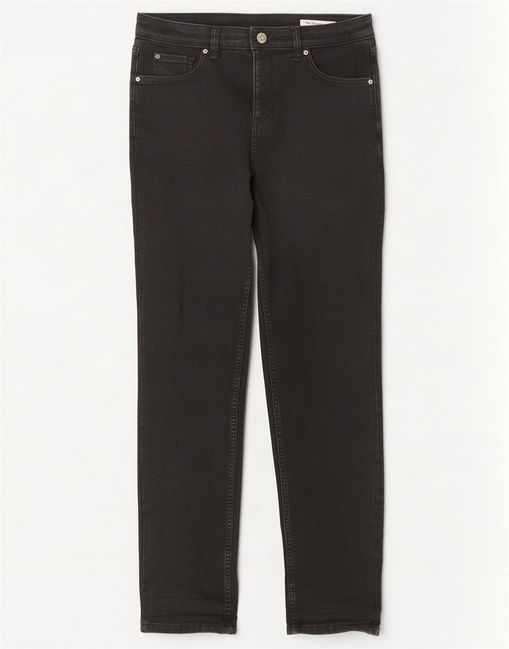Marks & Spencer Feminino The Sienna Straight Jeans Reino Unido 12 Médio W32 L30 Preto