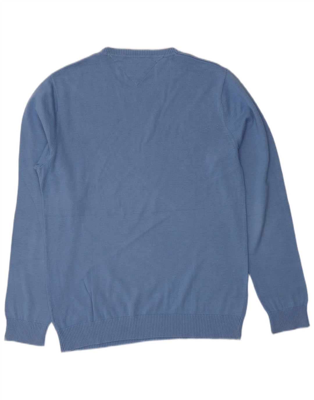 Suéter masculino TOMMY HILFIGER com gola redonda azul médio