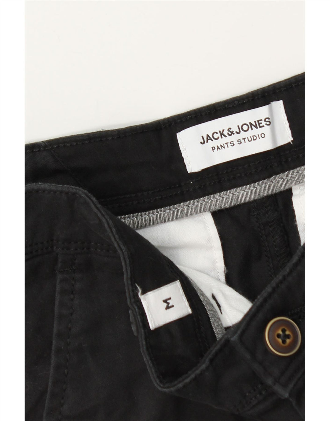Shorts Chino Masculino Jack & Jones Médio W32 Preto