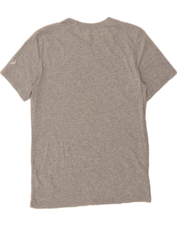 Camiseta masculina ASICS grande algodão cinza